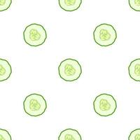 Illustration on theme of bright pattern green cucumber vector