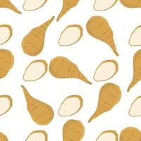 Illustration on theme of bright pattern jerusalem artichoke vector