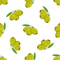 Illustration on theme of bright pattern italian olive vector