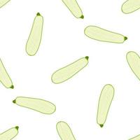 Illustration on theme of bright pattern zucchini vector