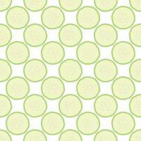 Illustration on theme of bright pattern zucchini vector
