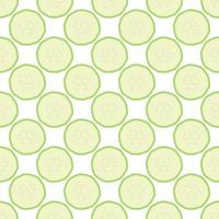 Illustration on theme of bright pattern zucchini vector