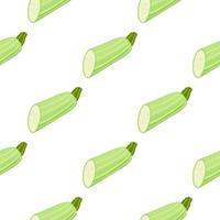 Illustration on theme of bright pattern zucchini vector