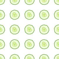 Illustration on theme of bright pattern green cucumber vector