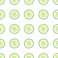 Illustration on theme of bright pattern green cucumber vector