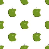 Illustration on theme big colored seamless apple vector