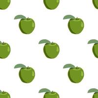 Illustration on theme big colored seamless apple vector