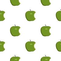 Illustration on theme big colored seamless apple vector