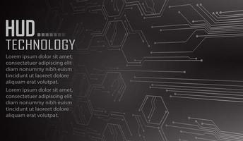 cyber circuit future technology concept background vector