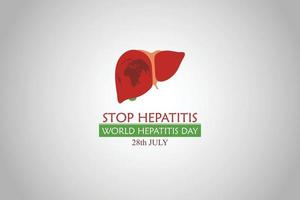 WORLD HEPATITIS DAY vector