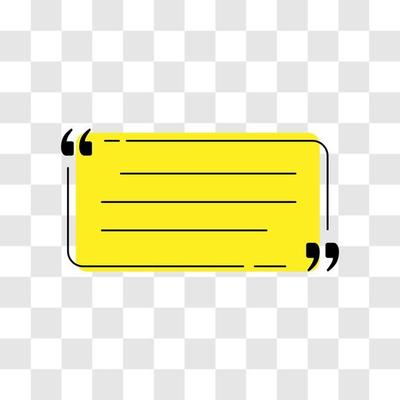 quotes frame simple style yellow colour