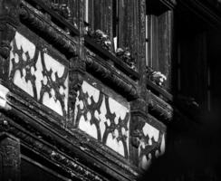 Detail of a building in the city of Strasbourg, France photo