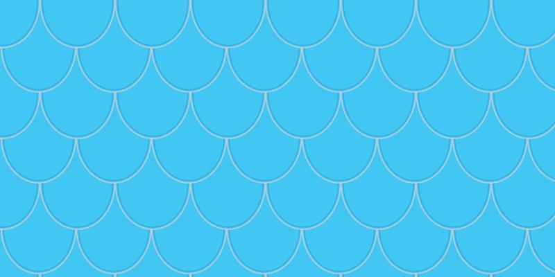 seamless pattern with blue Fish Scales free vector