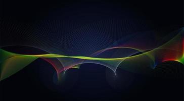 abstract glow line spectrum background vector