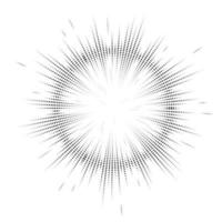 rayos estallando. marco de rayos de sol. elemento ecualizador abstracto vector