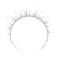 Bursting rays. Sunburst frame. Abstract equalizer element vector