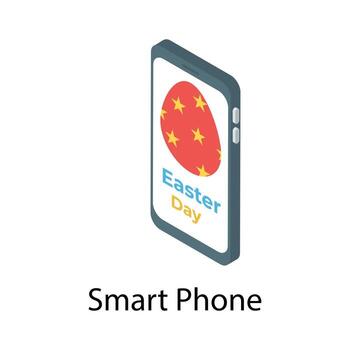 Online Easter Congratulation vector