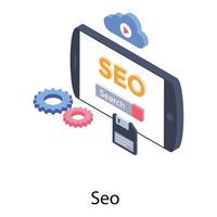 Trending SEO Concepts vector