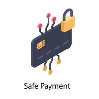 Safe Payment Concepts vector