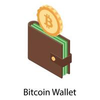 Bitcoin Wallet Concepts vector