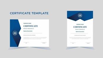 Certificate diploma certificate template. vector