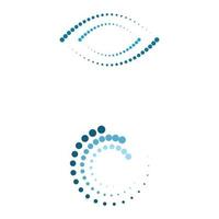 halftone circle dots vector illustration design