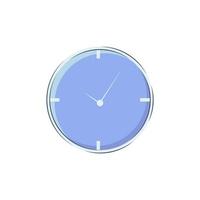 Wall clock in a minimalistic style without numbers vector