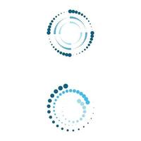 halftone circle dots vector illustration design