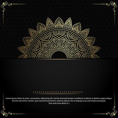 Very Nice Mandala Background Vector Design