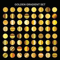 Golden gradient set vector