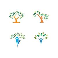 family tree logo vector