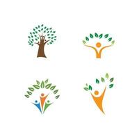 family tree logo vector