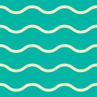 Modern Abstract Waves Seamless Repeat Pattern vector