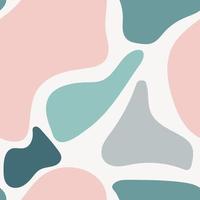 Colorful Abstract Liquid Shapes Seamless Repeat Pattern vector