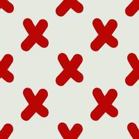 Modern Cross Seamless Repeat Pattern vector