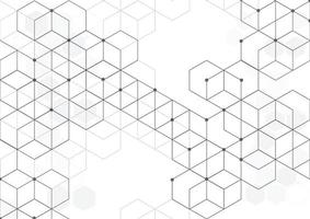 Abstract boxes background. Modern technology vector