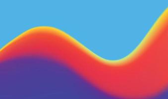 Abstract 3D Wavy liquid colors Background vector