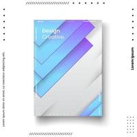 Cover design template set vector