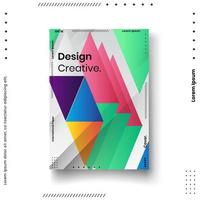 Cover design template set vector