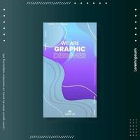 Cover design template set with abstract lines modern. vector