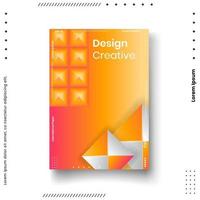 Cover design template set vector