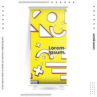 Business Roll Up Set. Standee Design. Banner Template. vector