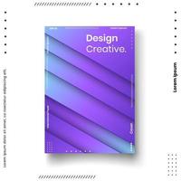 Cover design template set vector