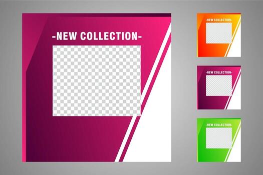 Suitable for social media posts templates and web or internet ads. vector