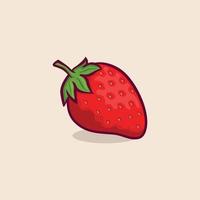 strawberry icon isolated Vector illustration