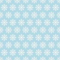 Seamless Snowflakes pattern. Winter or Christmas background vector