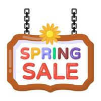 Spring Sale Board vector