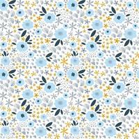 Seamless pattern in small flower. Vector