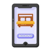 Online Hotel Booking vector