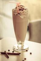 chocolate milkshake healthy photo